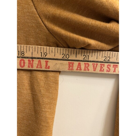 LOGO Lounge Full Zip Mustard Gold Sweatshirt Hoodie NWT Athletic Women's Small - Picture 5 of 6